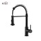 Kibi Aurora Single Handle Pull Down Kitchen Sink Faucet KKF2003MB - alternate 1